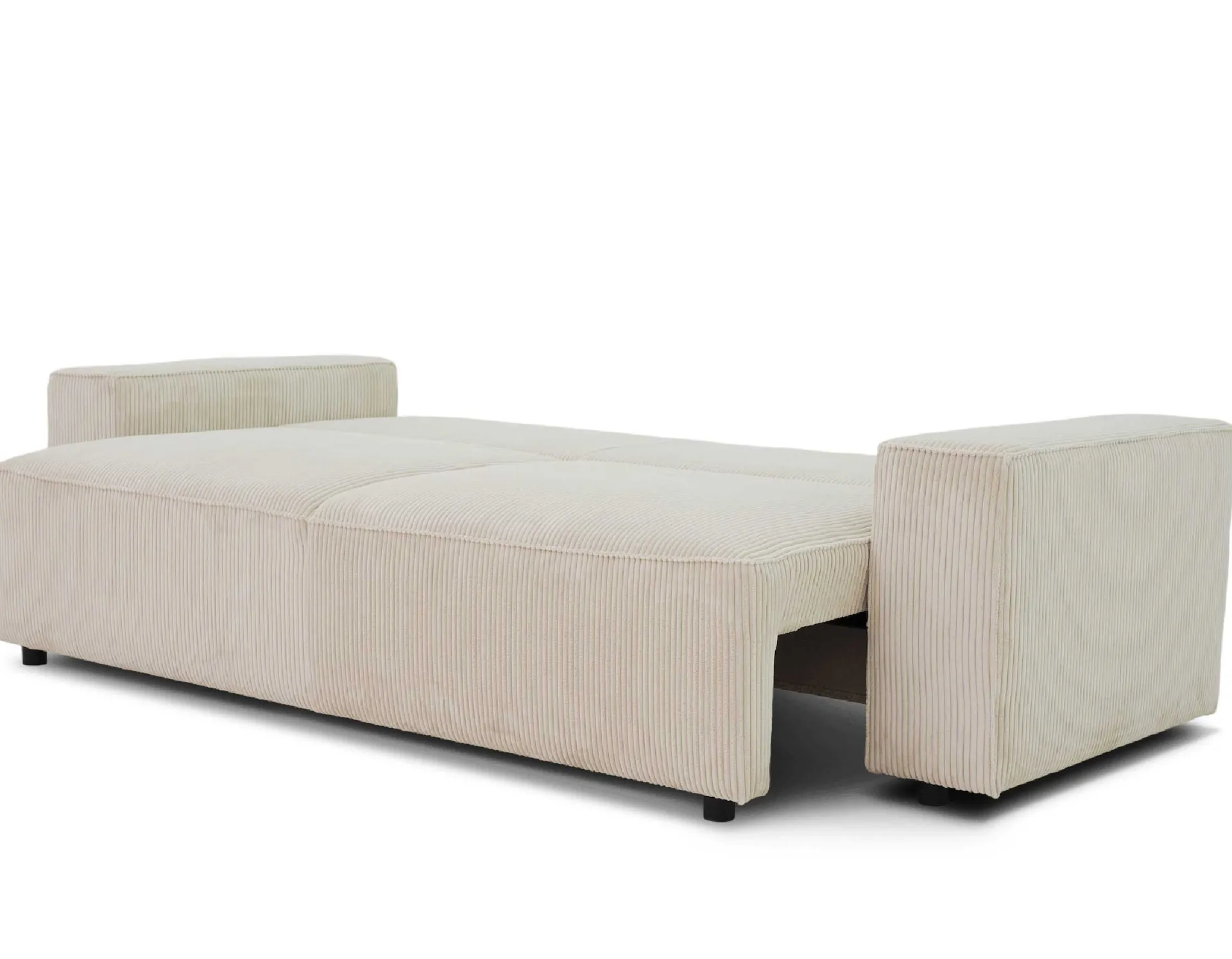 PGS 3-Sitzer Sofa Josh - 239x86x85cm - mit Stauraum - gerippter Samt