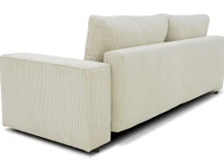 PGS 3-Sitzer Sofa Josh - 239x86x85cm - mit Stauraum - gerippter Samt