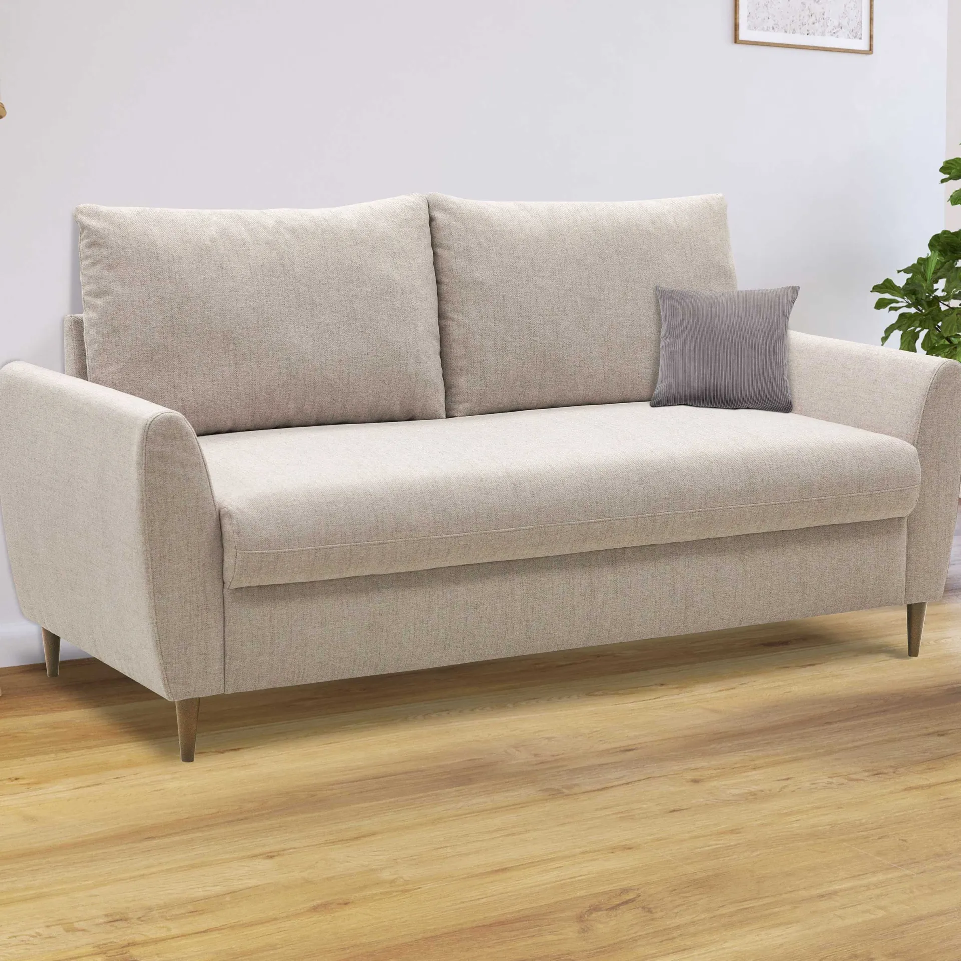 PGS 3-Sitzer Sofa Lino - 180x78x92cm - Stoff