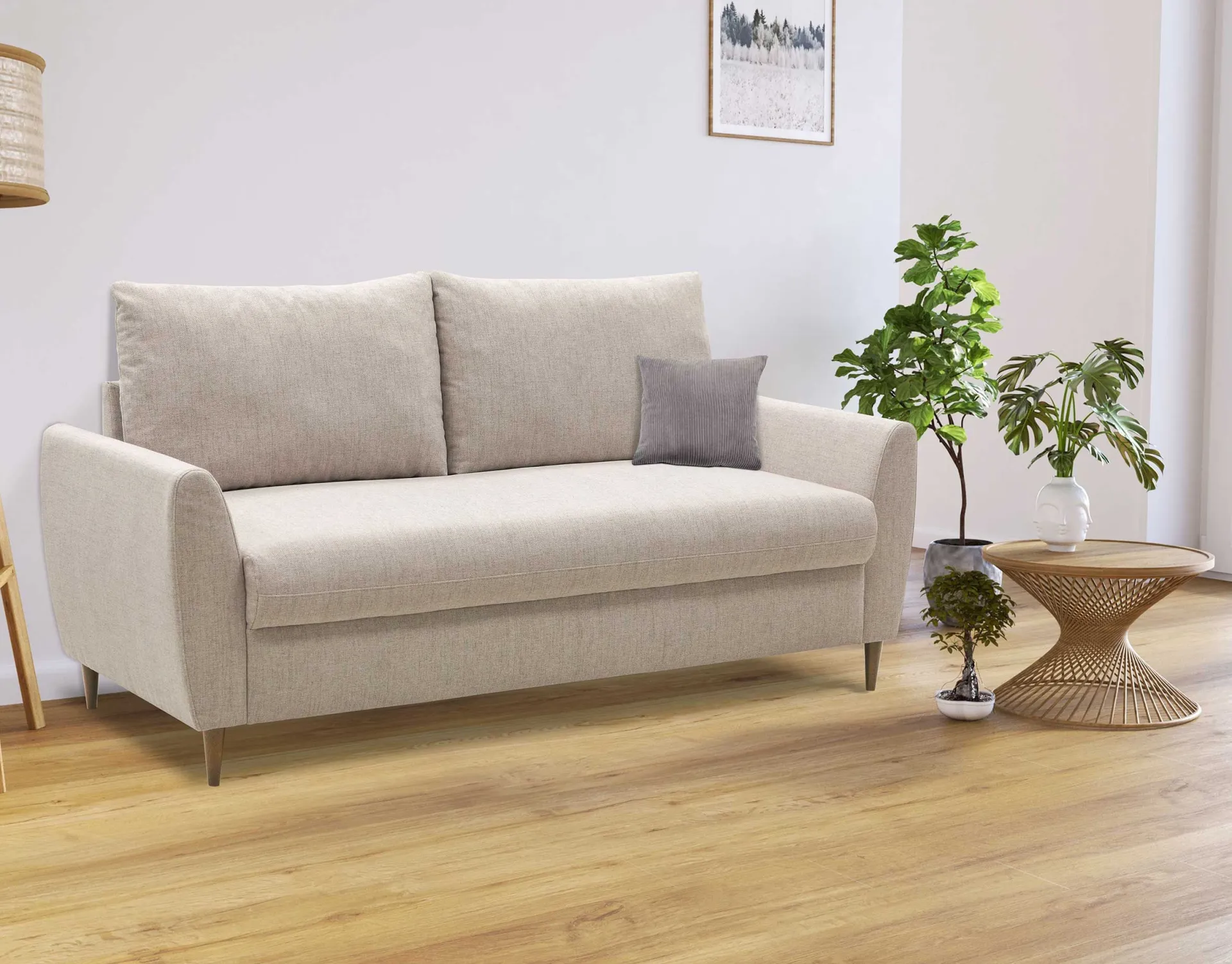 PGS 3-Sitzer Sofa Lino - 180x78x92cm - Stoff