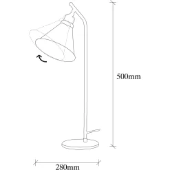 Emob Sivani Tischlampe | METALLGEHÄUSE |