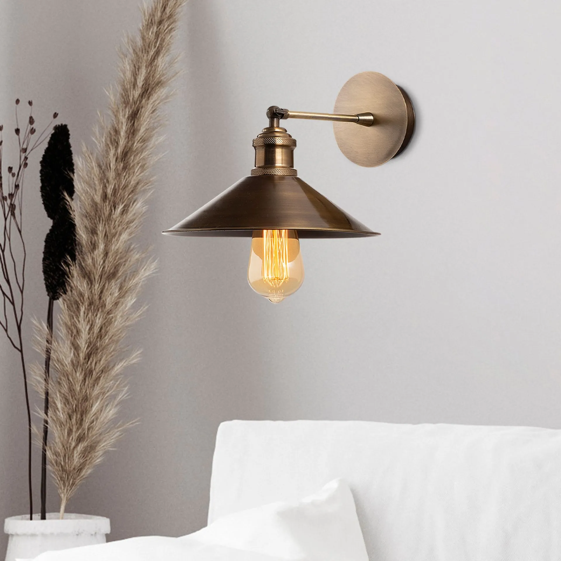 Emob Sivani Wandleuchte | METALLGEHÄUSE | Vintage