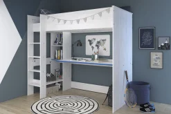Kinder Parisot Smoozy Kinderzimmer-Set | Hochbett und Kleiderschrank |