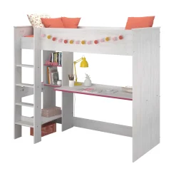 Kinder Parisot Smoozy Kinderzimmer-Set | Hochbett und Kleiderschrank |