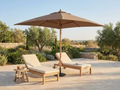 Gescova Sonnenschirm Joplin - Teakholz - 300x300cm -