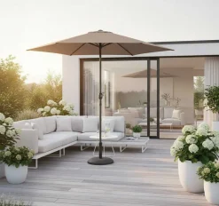 Gescova Sonnenschirm Norman Emob - Aluminium mit 300 cm Durchmesser -