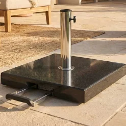 Gescova Sonnenschirmsockel Granada - Granit 50x50 cm -