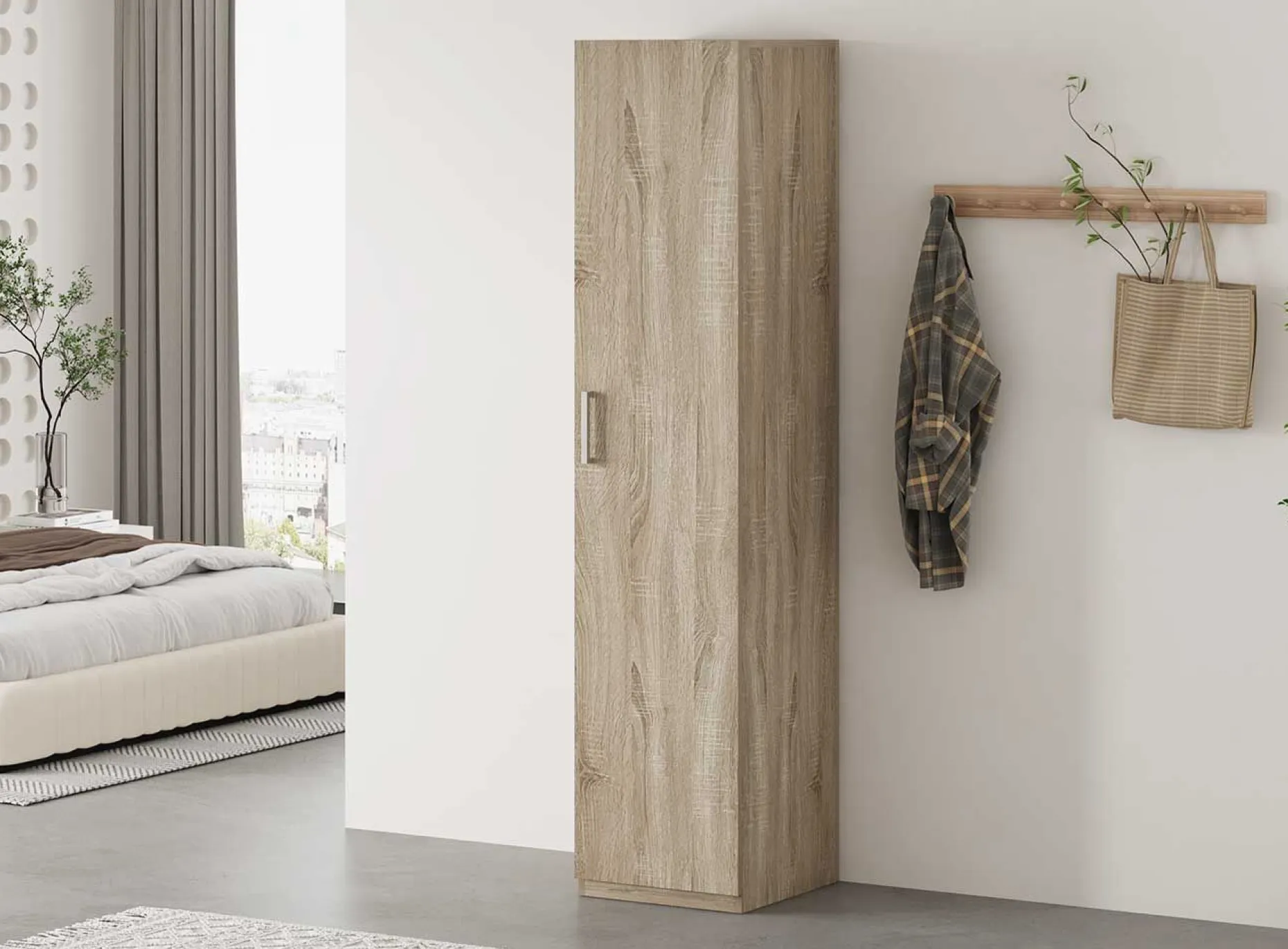 Sonoma Lagerschrank Mike | 1-türig | 180x40x42cm