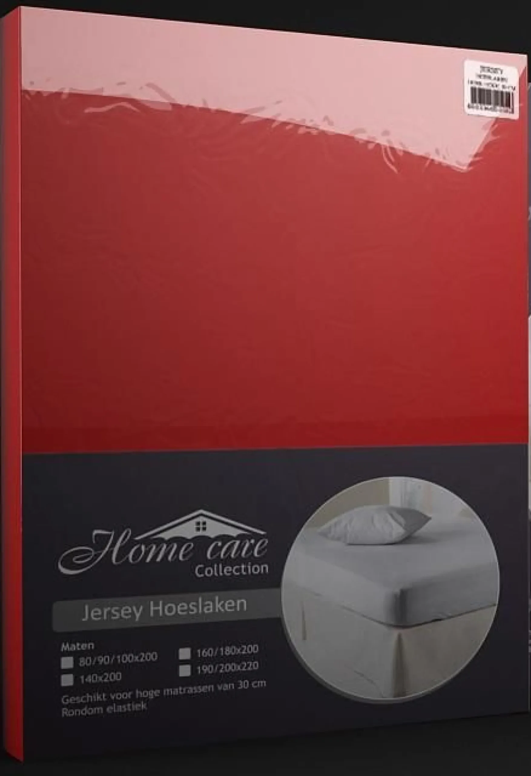 Spannbettlaken Jersey rot 80/90/100x200cm