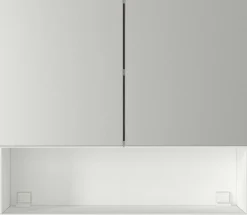 Spiegelschrank Aureliano - 75x17x65cm - 2 Türen - weiß