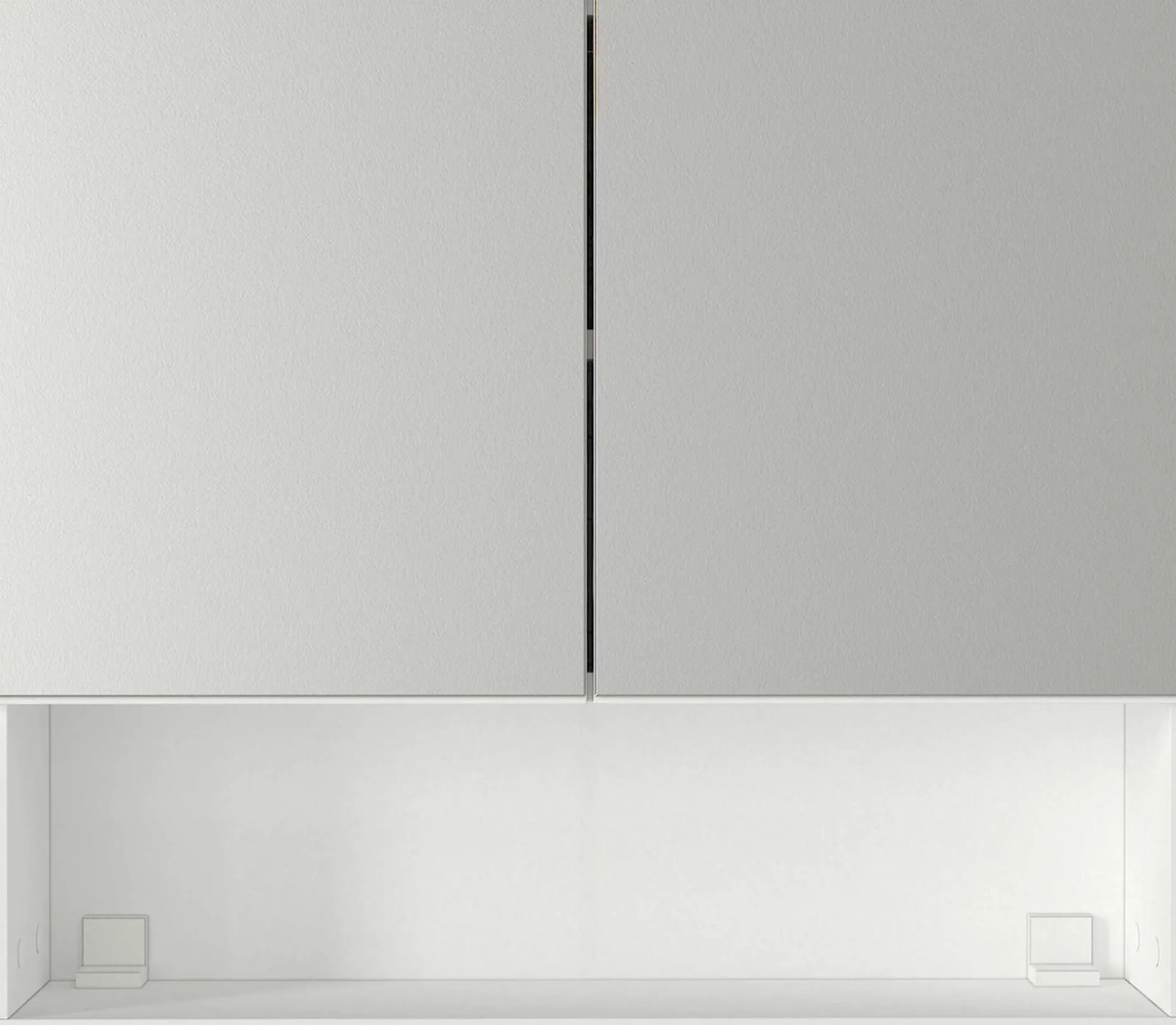 Spiegelschrank Aureliano - 75x17x65cm - 2 Türen - weiß