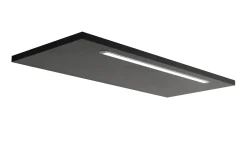 Spiegelschrank Bobbi 100cm modell 1 3 türen und led beleuchtung - graphit