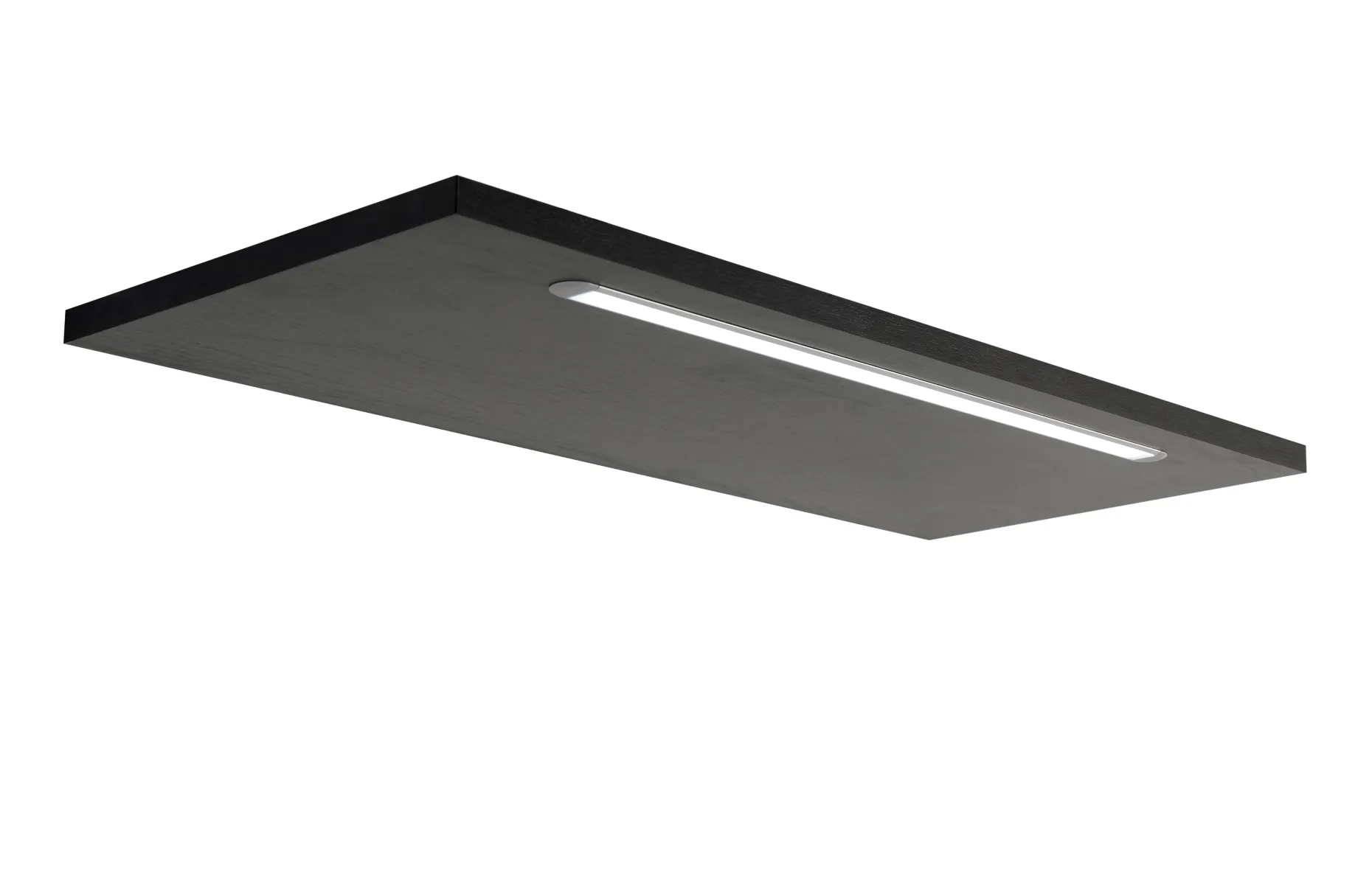 Spiegelschrank Bobbi 100cm modell 1 3 türen und led beleuchtung - graphit