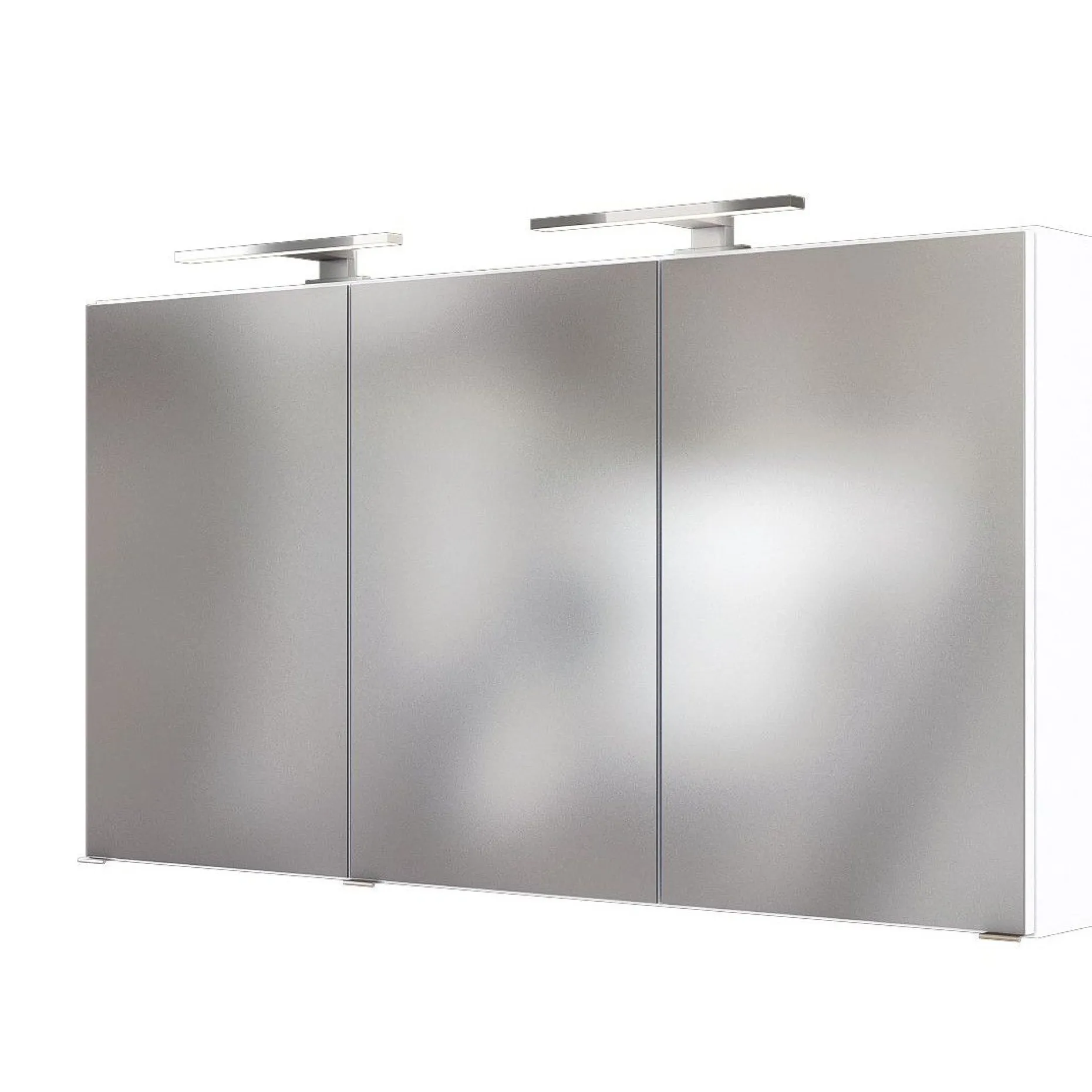 Spiegelschrank Brama 120cm 3 Türen - weiß