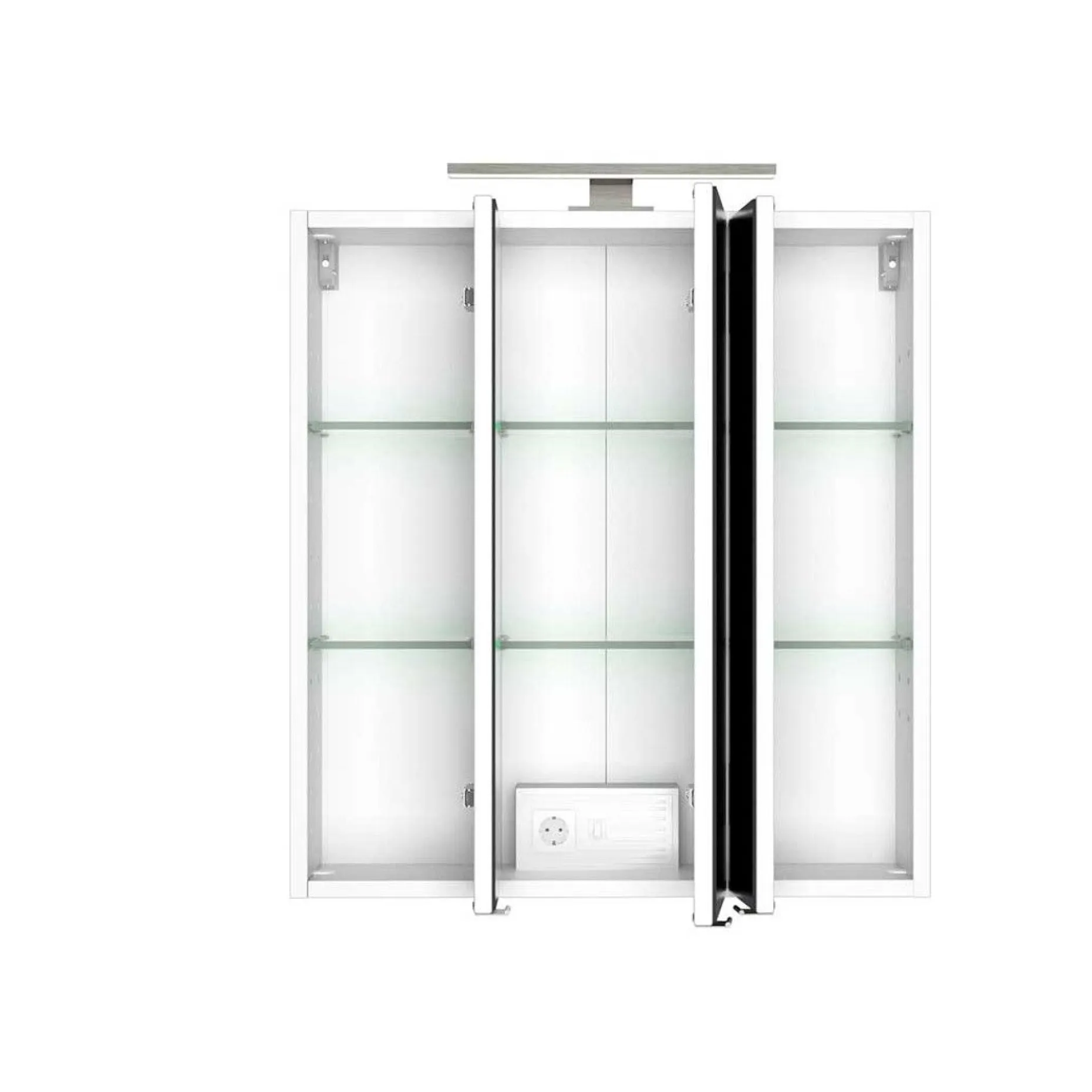Spiegelschrank Hansen 60cm 3 Türen - weiß