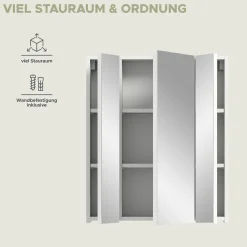 Spiegelschrank Ice Linus Xonox - Weiß - 60x70x18 cm