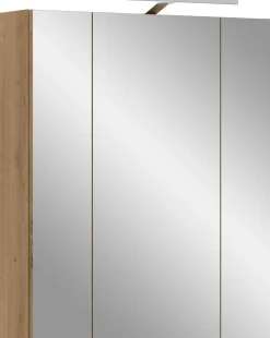 Spiegelschrank Ice Xonox Artisan Oak 60x70x18 cm mit Beleuchtung