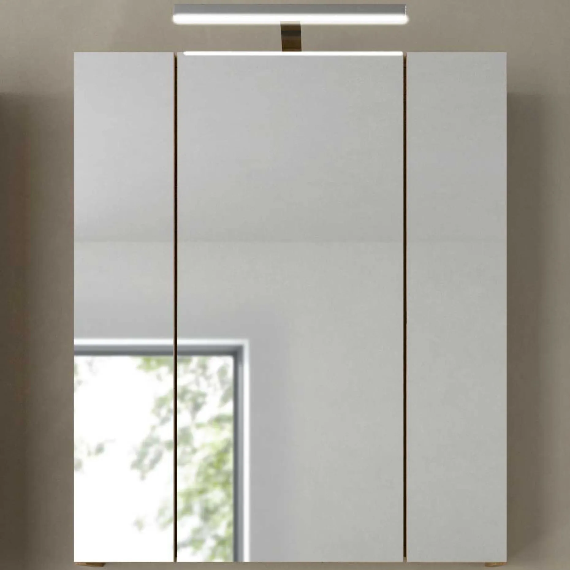 Spiegelschrank Ice Xonox Artisan Oak 60x70x18 cm mit Beleuchtung