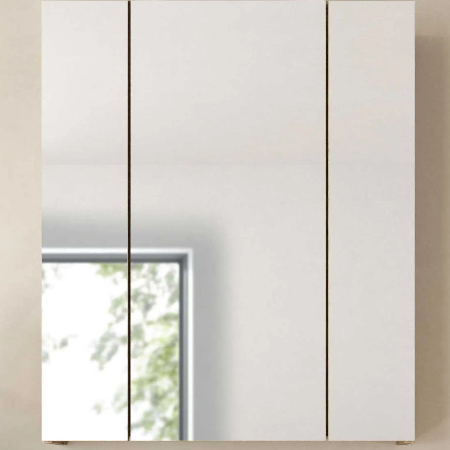 Spiegelschrank Ice Xonox - matt schwarz/Nox Eiche - 60x70x18 cm