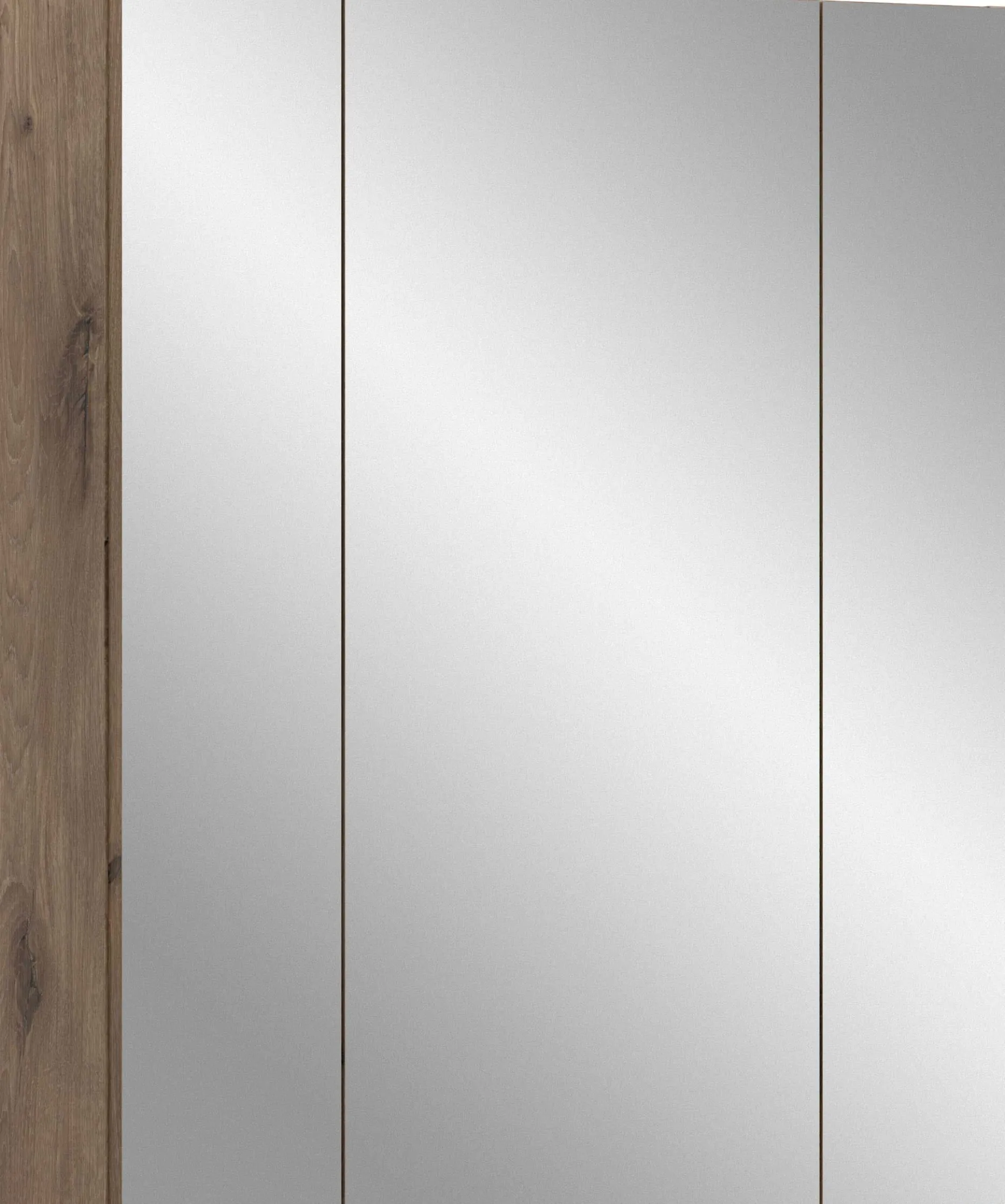 Spiegelschrank Ice Xonox - matt schwarz/Nox Eiche - 60x70x18 cm