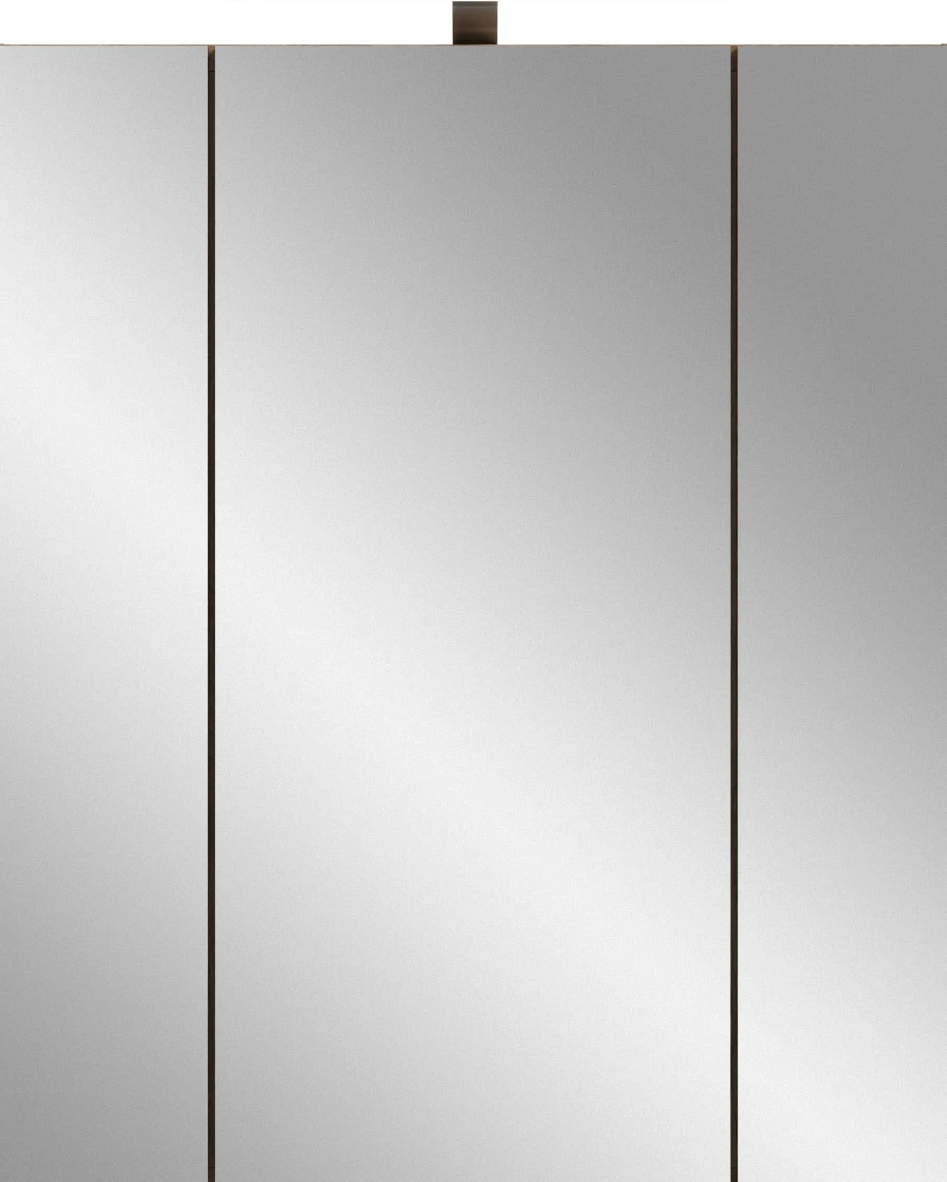 Spiegelschrank Ice Xonox - mattschwarz/Nox Oak - 60x70x18 cm