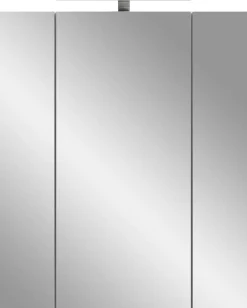 Spiegelschrank Ice Xonox mit LED-Beleuchtung - 60x55x46 cm - Weiß hochglänzend