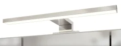 Spiegelschrank Kornel 80cm 3 Türen und LED-Beleuchtung - weiß
