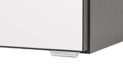 Spiegelschrank Kornel/Luna 80cm 3 Türen und LED-Beleuchtung - graphitgrau