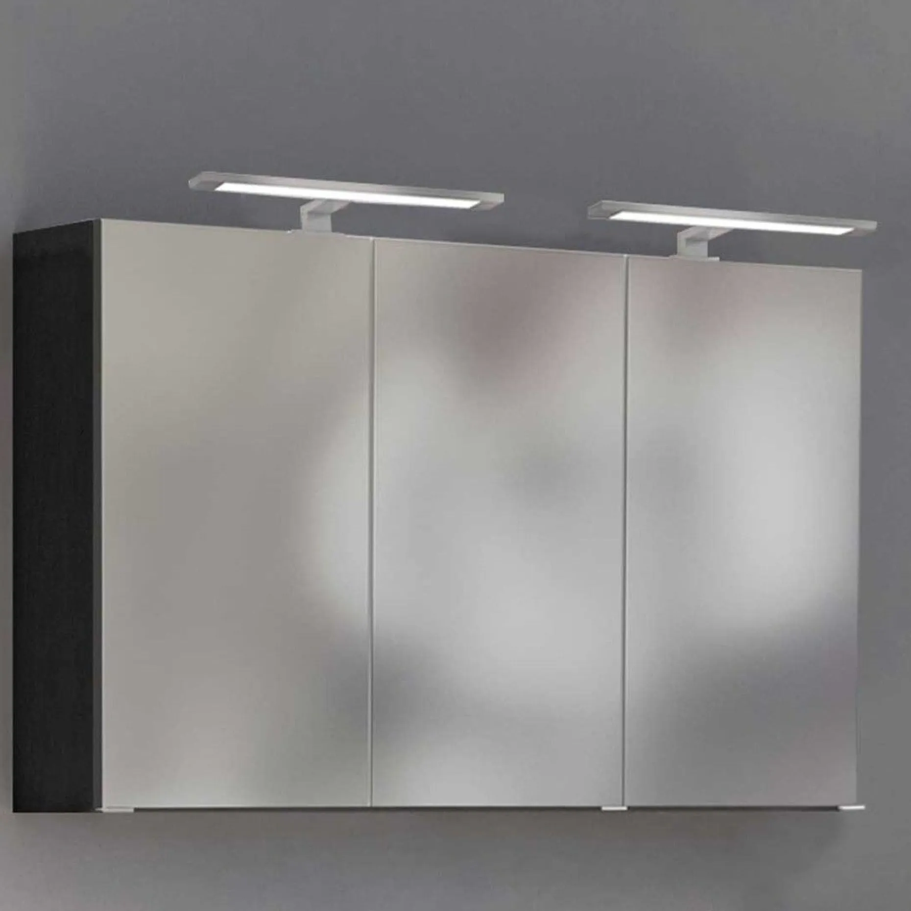Spiegelschrank Lotuk 120cm 3 Türen - graphitgrau
