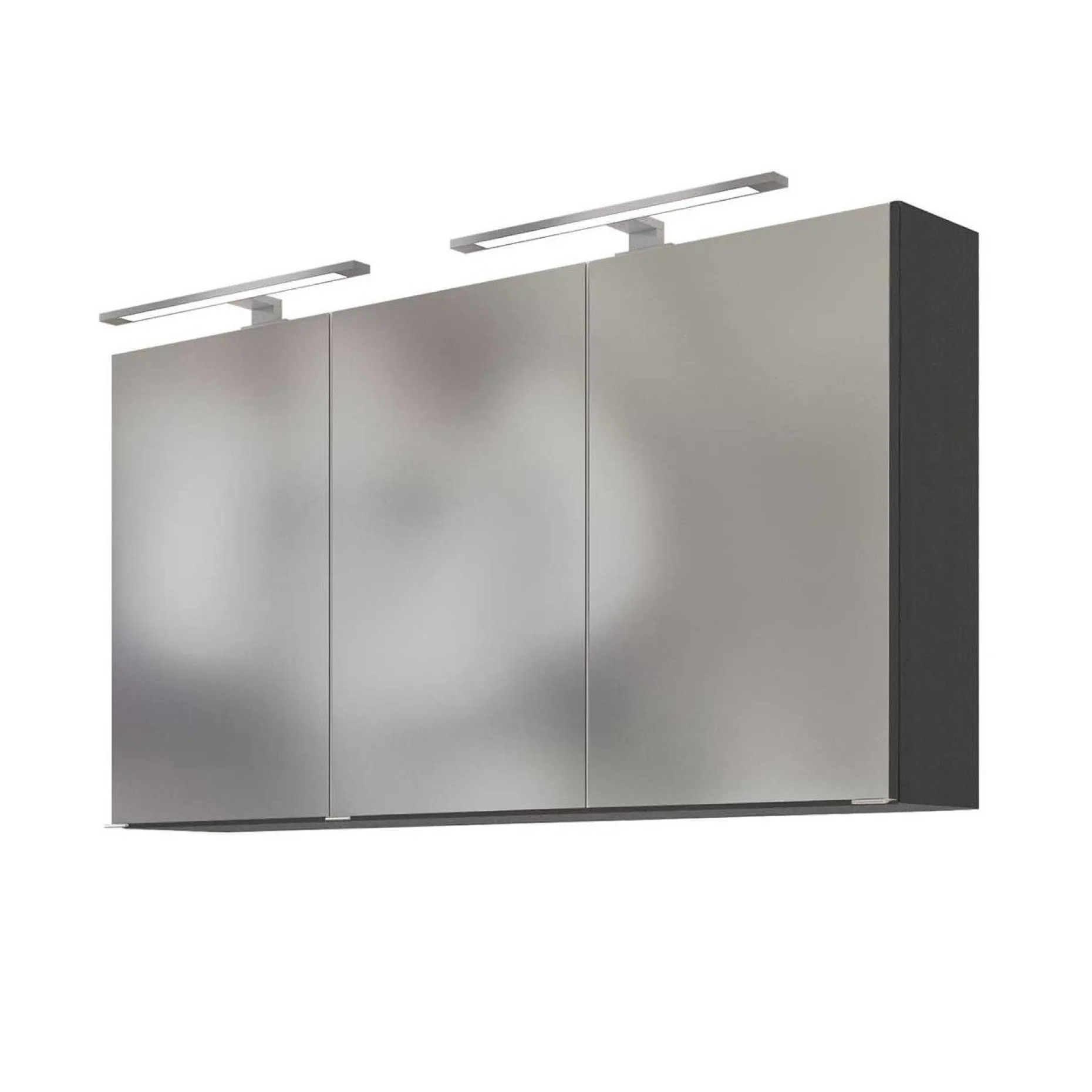 Spiegelschrank Lotuk 120cm 3 Türen - graphitgrau