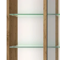 Spiegelschrank Malvo 60cm 3 Türen mit Beleuchtung - Eiche