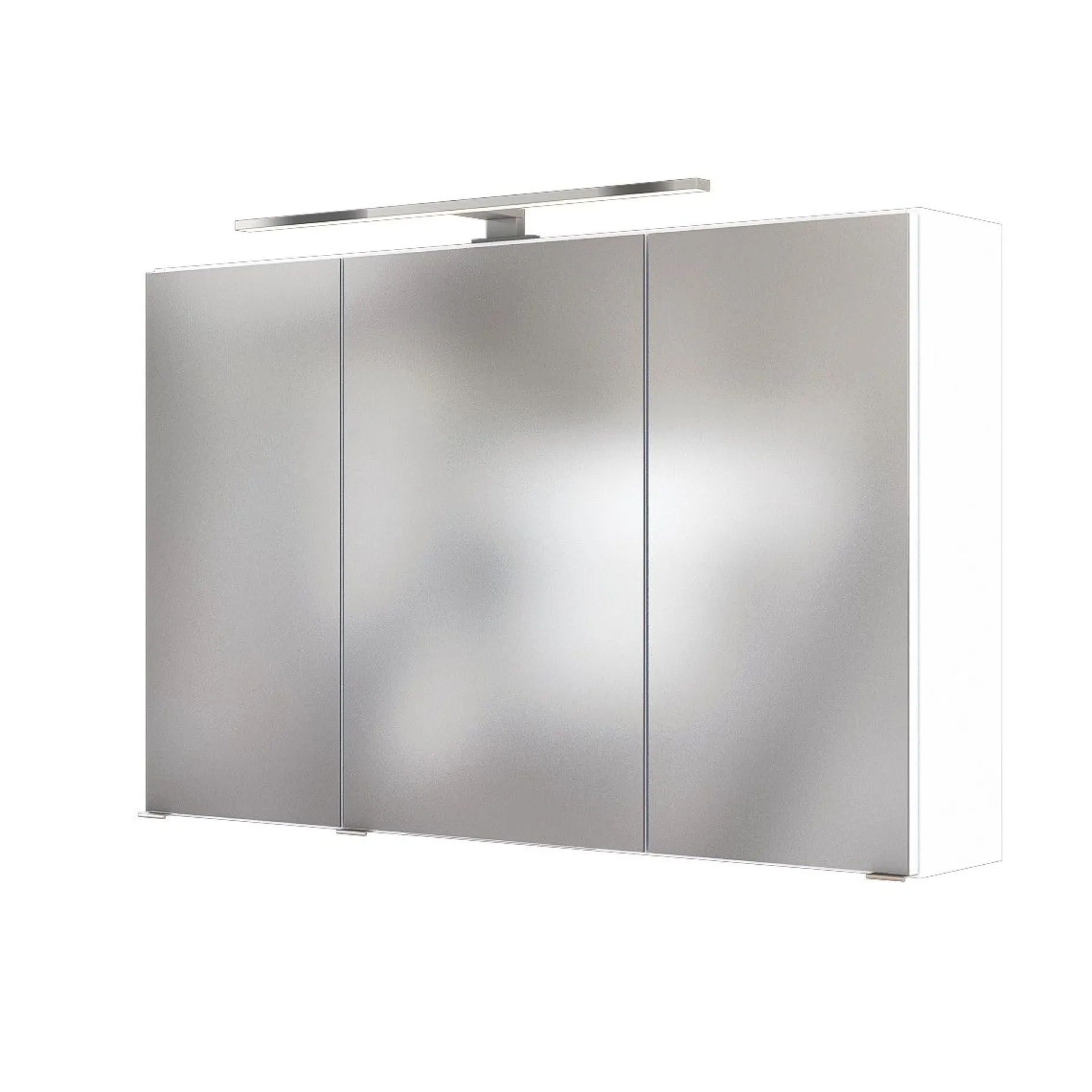 Spiegelschrank Pisca 100cm 3 Türen - weiß