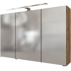 Spiegelschrank Pisca 100cm 3 Türen - Eiche