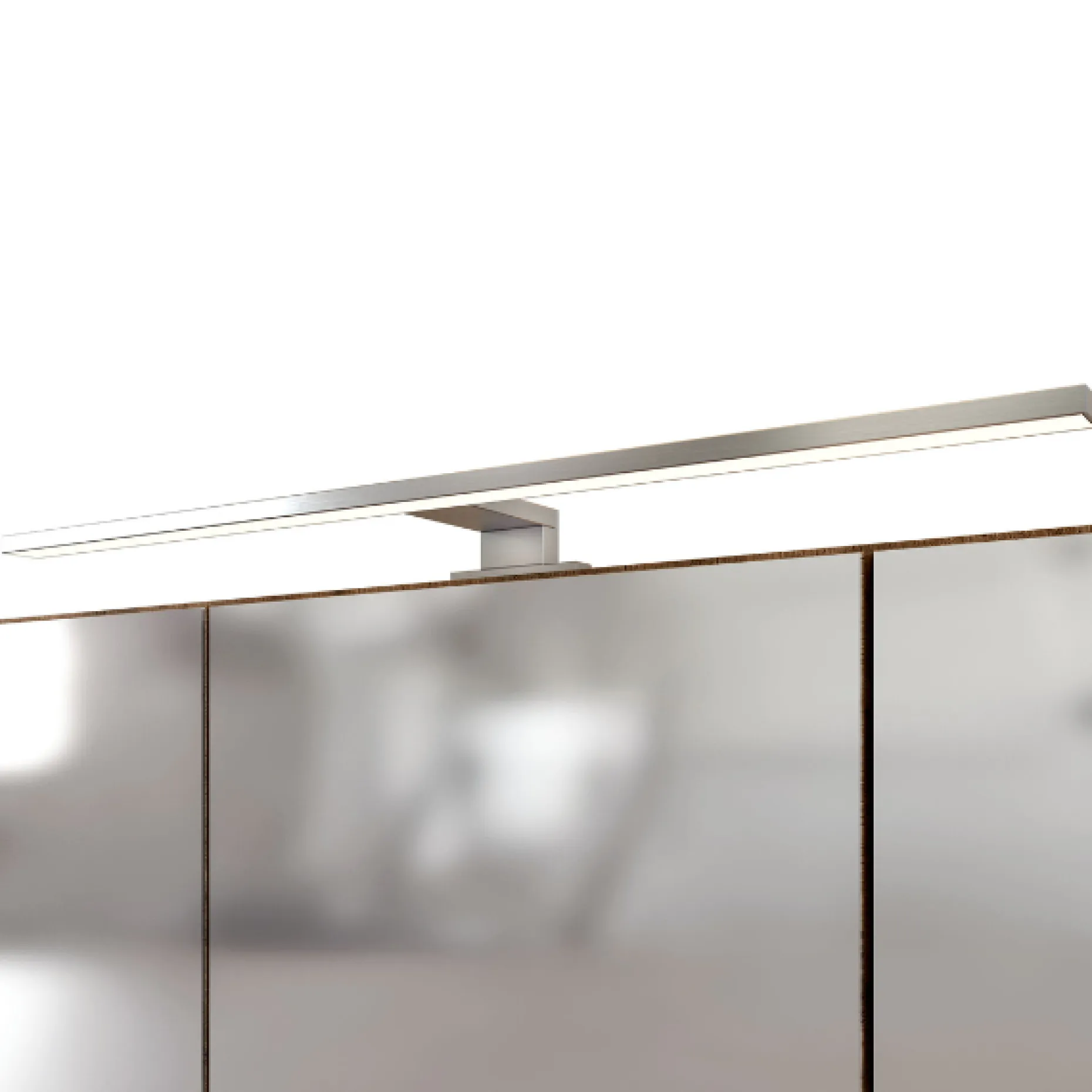 Spiegelschrank Pisca 100cm 3 Türen - Eiche