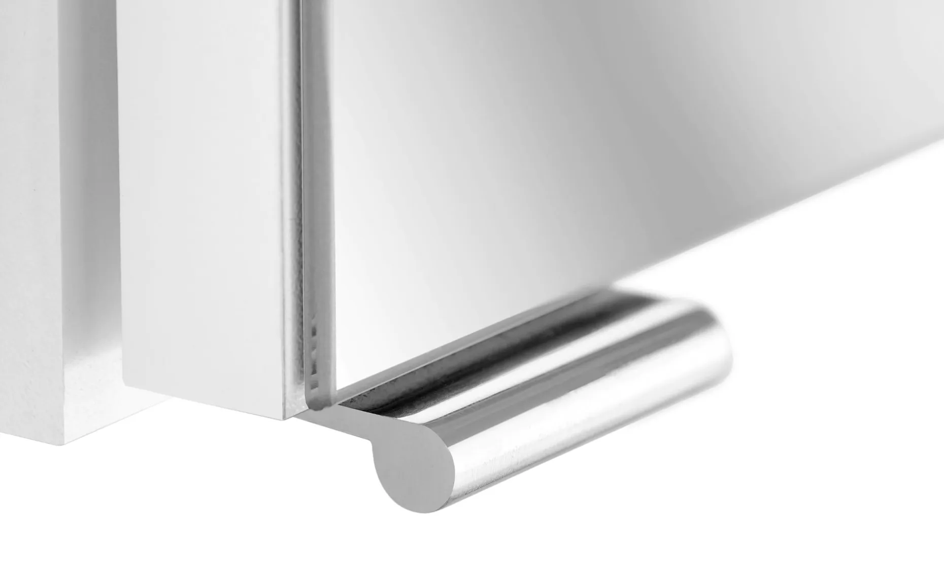 Spiegelschrank Pollet 80cm 3 Türen - weiß