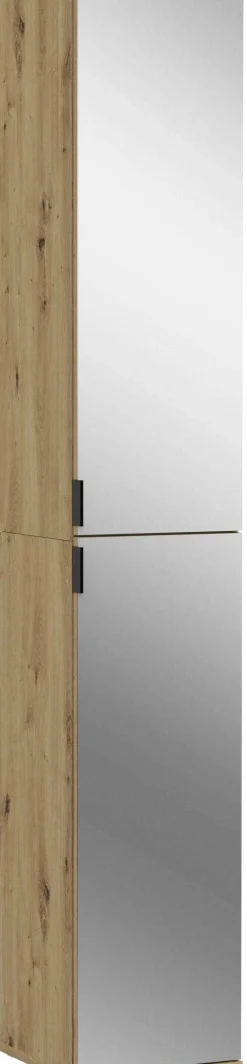 Spiegelschrank Projekt X Emob - Artisan Oak - 30x193x34 cm - Spiegelglas