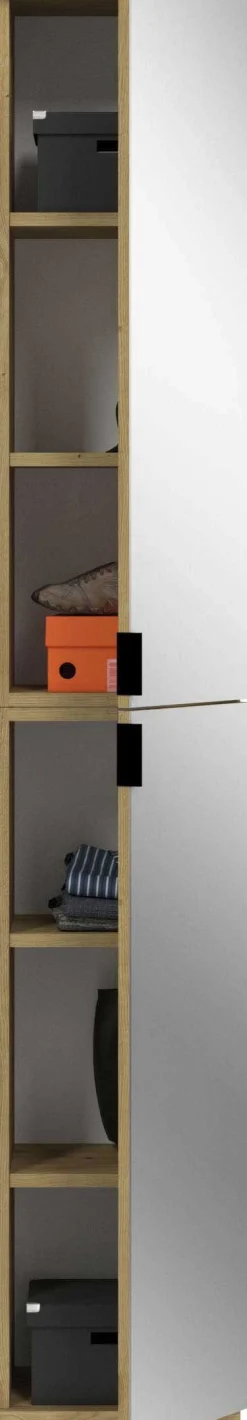 Spiegelschrank Projekt X Emob - Artisan Oak - 30x193x34 cm - Spiegelglas