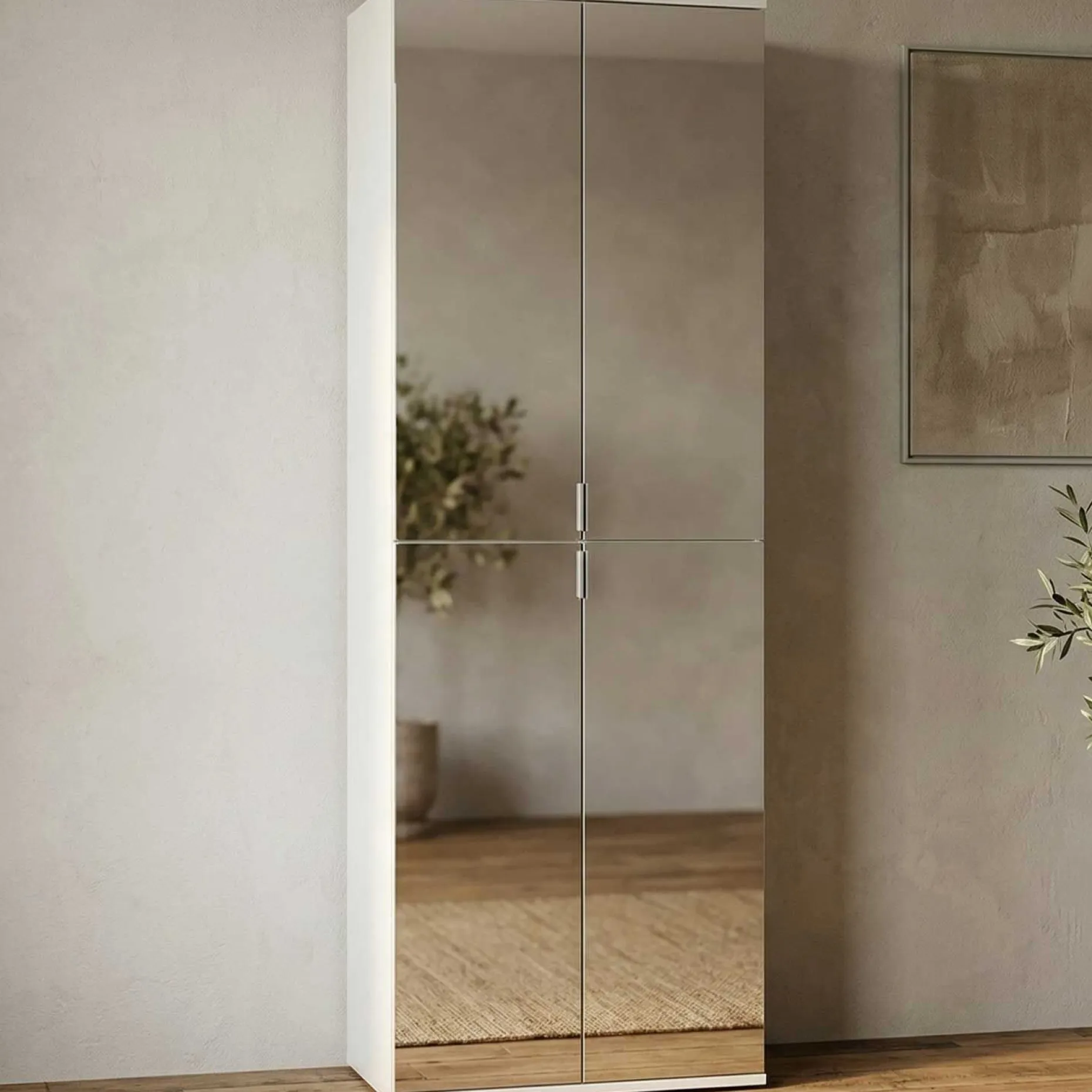 Spiegelschrank Projekt X Xonox - Weiß - 61x193x34 cm