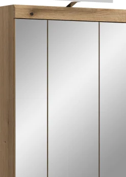 Spiegelschrank Scout Xonox - Evoak Oak - 60x79x18 cm - mit Beleuchtung