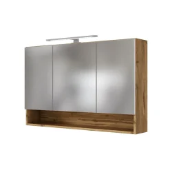 Spiegelschrank Sefa 100cm 3 Türen - Eiche wotan
