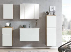 Spiegelschrank Varese | 80 x 20 x 64 cm | Oxid Stone Design
