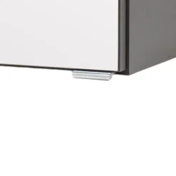 Spiegelschrank Vikas 100cm 3 Türen mit Beleuchtung - anthrazit