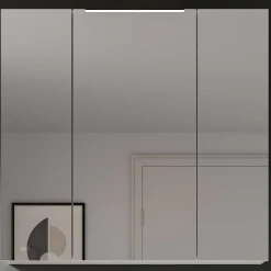 Spiegelschrank Vira Xonox - Weiß Melamin - 82x77x18 cm