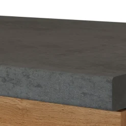 Held Spültisch Sorrella 110cm für Geschirrspüler 1 Tür - Eiche/Beton