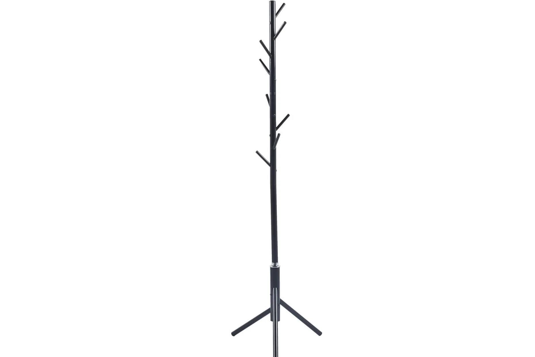 Steh-Garderobe Kassie | Ø48 x 174 cm | Schwarz / Metall