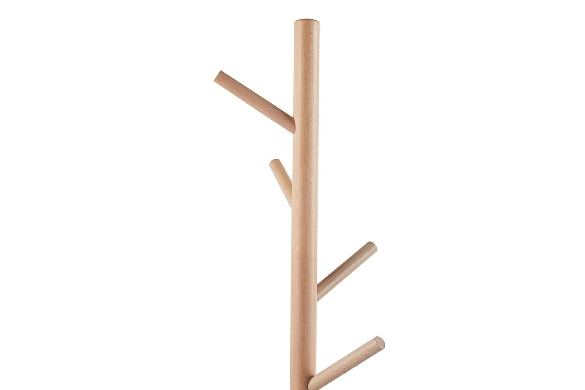 Steh-Garderobe Viola | Ø37 x 172 cm | Buche / Metall