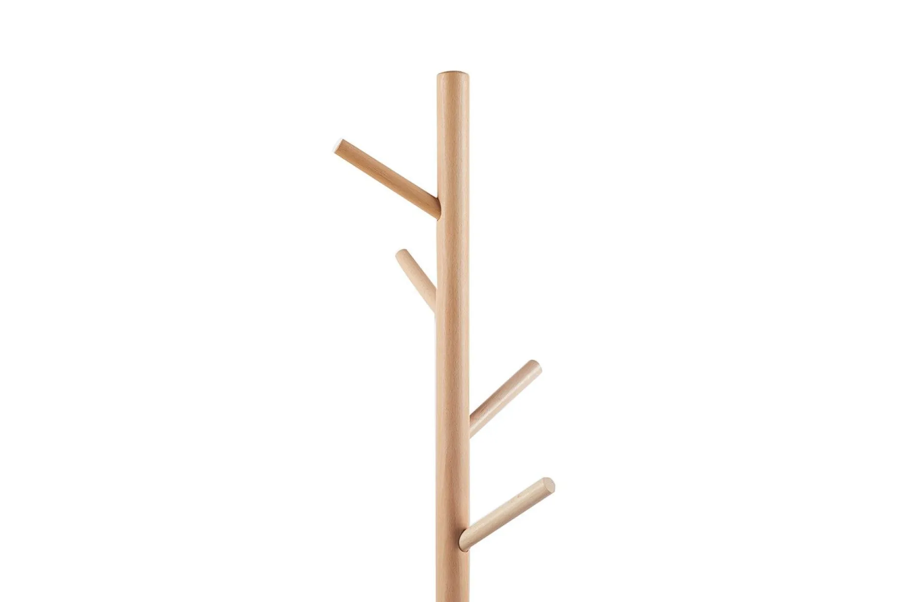 Steh-Garderobe Viola | Ø37 x 172 cm | Buche / Metall