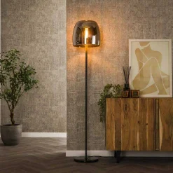Emob Stehleuchte Drift - Ø35x170cm - es Fuméglas