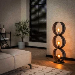 Emob Stehleuchte Ring - 40x30x122cm - Metall -