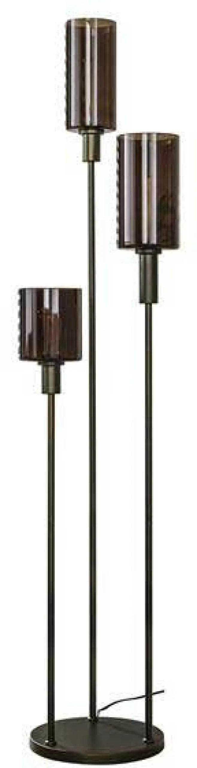Emob Stehleuchte Sepiora - Ø33x165cm - 3 Lampen - Glas und Metall -